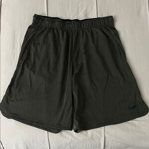 Nike Dark Green Athletic Shorts
